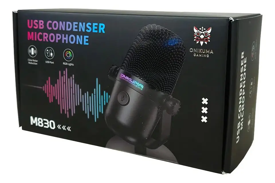 Micrófono Gamer Onikuma M-830 Negro 2