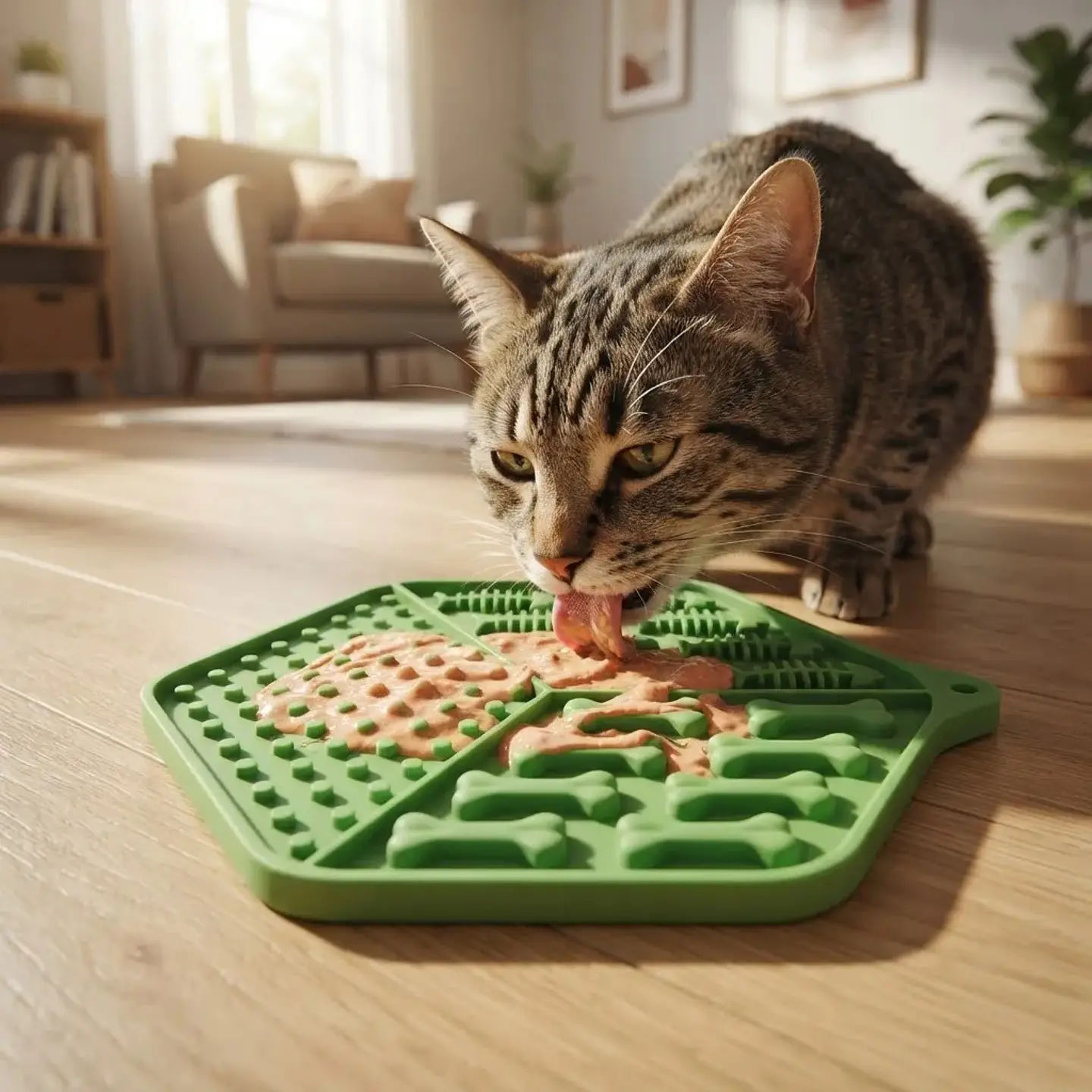 Alfombra Lector Mat Silicona Antiansiedad Para Mascotas 3