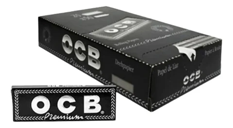Ocb Papelillo Premium Negro 1 1/4 25 Unid