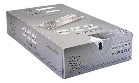 Papelillos OCB X-Pert 1 1/4 - Display de 25 Uds.