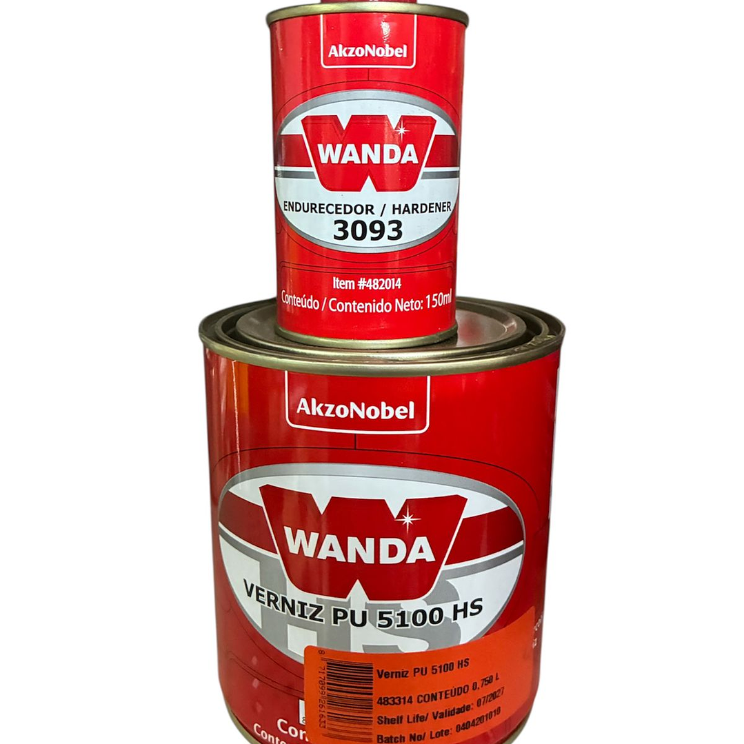 Kit de Barniz PU 5100 HS Wanda  1