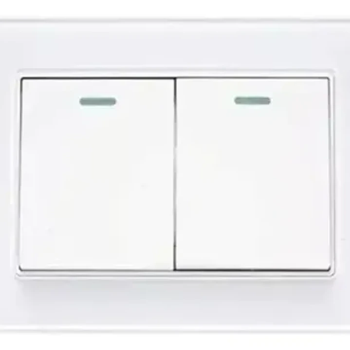 Interruptor Doble 16A PC-Blanco UyusTools  1