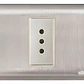 Enchufe Simple Embutido 10A Acero-Inox Uyustools - thumbnail 1