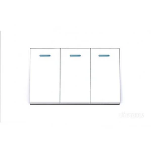 Interruptor Triple 16A PC Blanco UyusTools 