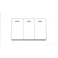 Interruptor Triple 16A PC Blanco UyusTools  - Miniatura 1