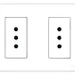 Enchufe Doble 10A PC Blanco UyusTools - Miniatura 1