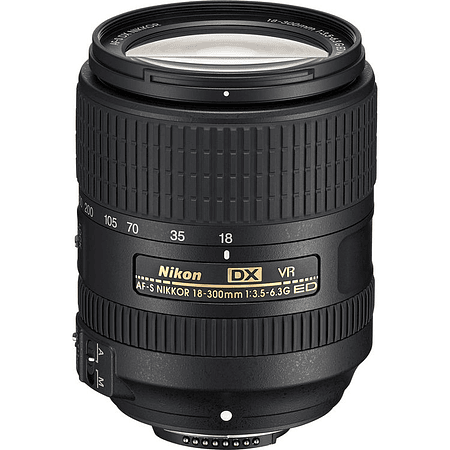Lente Nikon AF-S DX NIKKOR 18-300mm f/3.5-6.3 G ED VR - Usado 