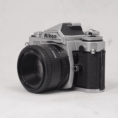 Nikon FM3a Silver + 50mm f1.8 AF-D (usado)