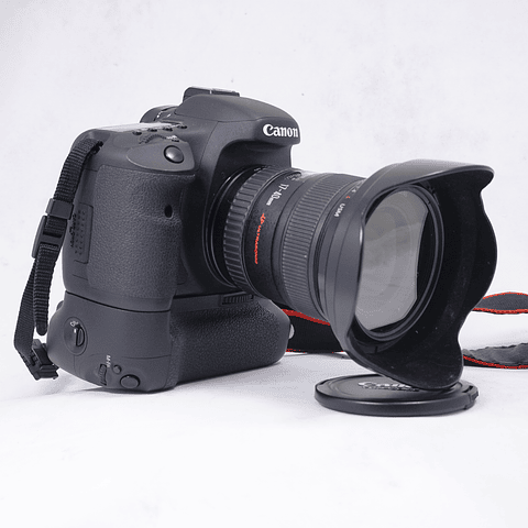 trapo Serafín Suplemento Canon EOS 7D DSLR + Lente 17-40mm f4 L + Grip - Usado