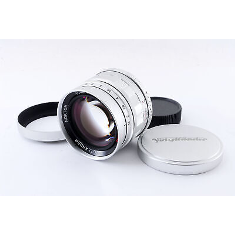 Voigtlander LTM 50mm f1.5 Nokton silver -  Usado  