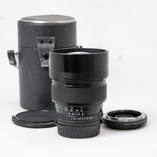 Canon FD 135 mm f/2.0 + Adaptador FD-EF - Usado 7