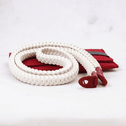 Correa Barton 1972 Braided Military White  Usado 5