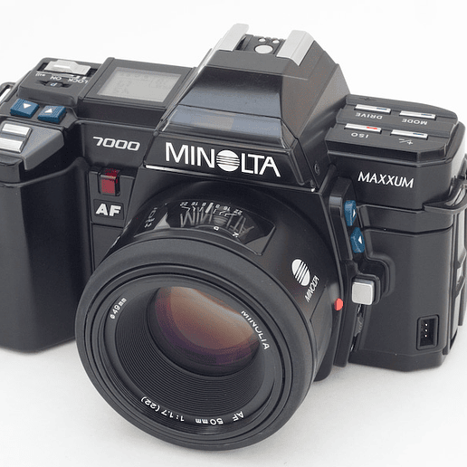 Kit Minolta Maxxum 7000 incluye lentes 50mm y 28mm - Usado 1