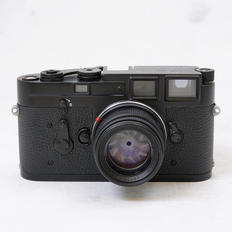 Leica M3 con Summicron 50mm F2 V3 (Black painted) - Usado 1
