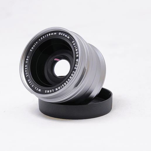 FUJIFILM WCL-X100 Lente de conversión de ángulo amplio Plateado - Usado 3