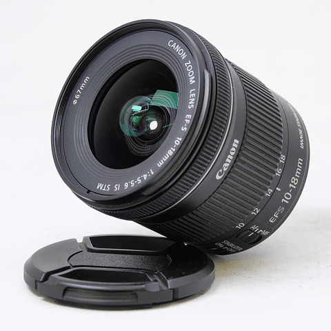 Lente Canon EF-S 10-18mm f/4.5-5.6 IS STM - Usado