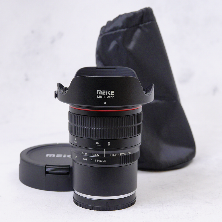 Meike MK-8mm f/3.5 Fisheye para Canon EF-M - Usado 5