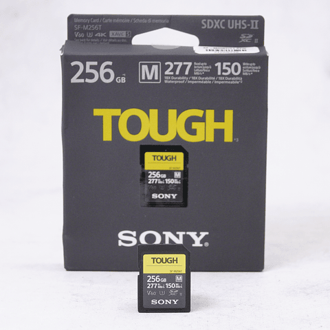 Tarjeta de memoria SDXC Sony 256 GB SF-M Tough Series UHS-II - Usado