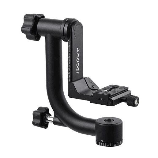 Andoer Heavy Duty Metal Panoramic Gimbal (Cabeza de trípode) - Usado 1