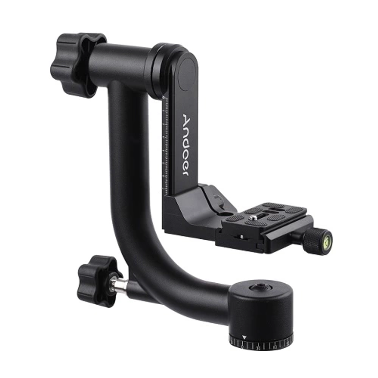Andoer Heavy Duty Metal Panoramic Gimbal (Cabeza de trípode) - Usado 1