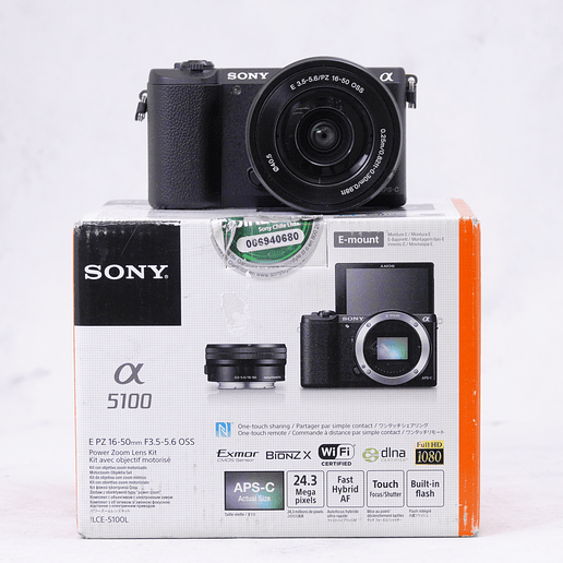 Sony Alpha a5100 con lente de 16-50mm - Usado 9