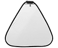 Reboteador de Mano Triangular 46cm Plateado/BalanceBlancos (Genérico) - Usado