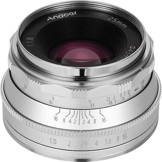 Andoer 25mm F1.8 Fujifilm FX - Usado 1