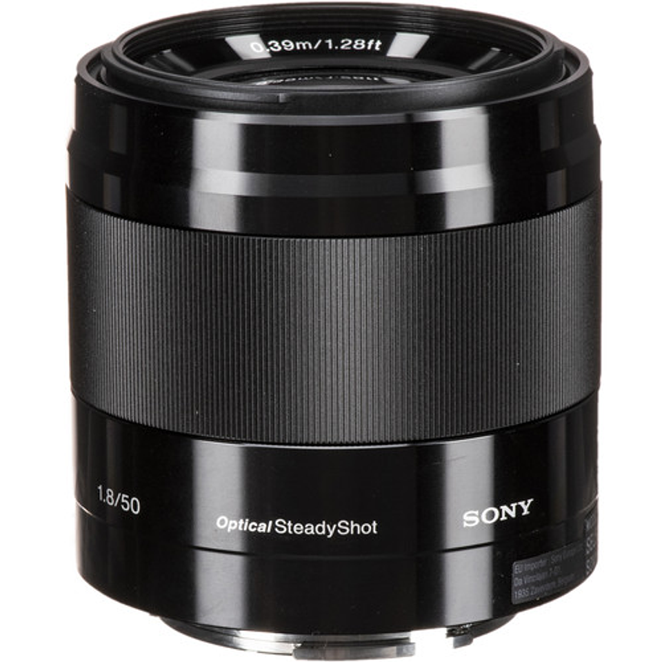 Lente Sony E 50mm f/1.8 OSS (negro) - Usado