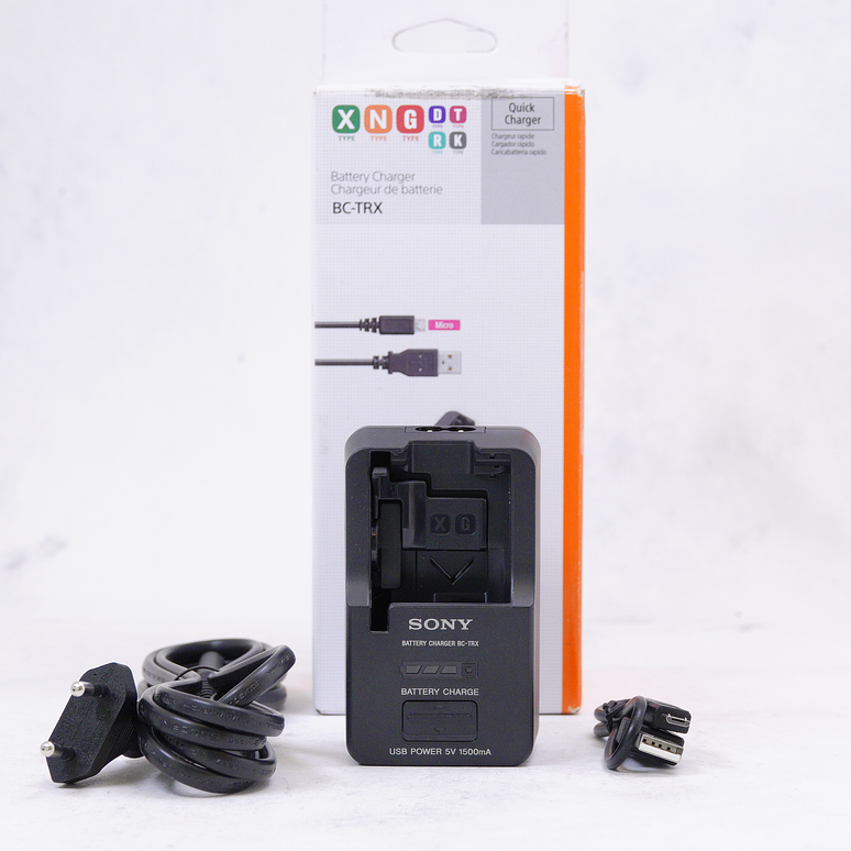 Cargador de batería Sony Cyber-shot BC-TRX - Usado 2