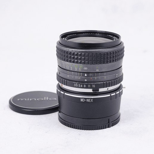 Minolta MC W.Rokkor-SG 28mm f3.5 con adaptador a Sony - Usado 4