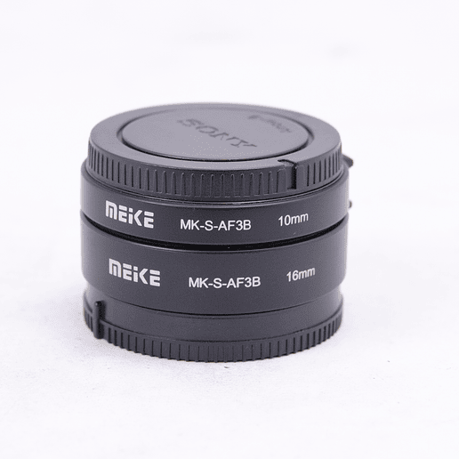 MEIKE MK-S-AF3B - Anillo adaptador de tubo de extensión macro AF para Sony E-Mount FE - Usado 1