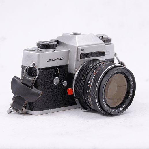 Leicaflex SL con lente Vivitar 28mm f2.8 y correa - Usado 2