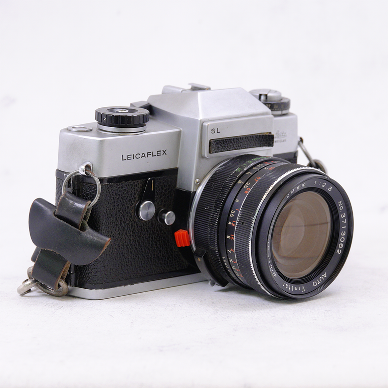 Leicaflex SL con lente Vivitar 28mm f2.8 y correa - Usado 2