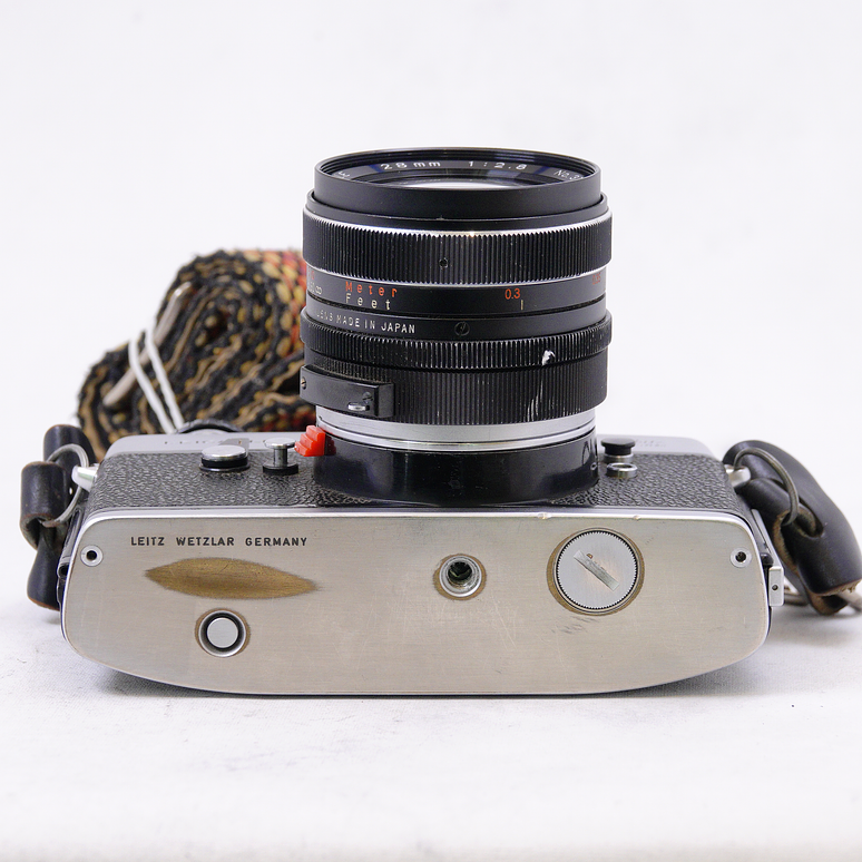 Leicaflex SL con lente Vivitar 28mm f2.8 y correa - Usado 10
