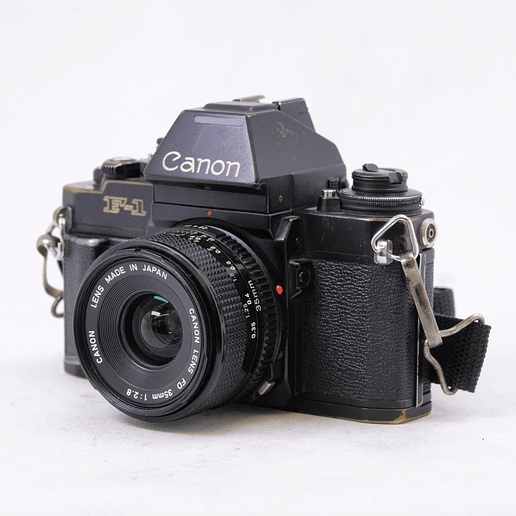 Canon F-1 con lente Canon FD 35mm f2.8 - Usado 8