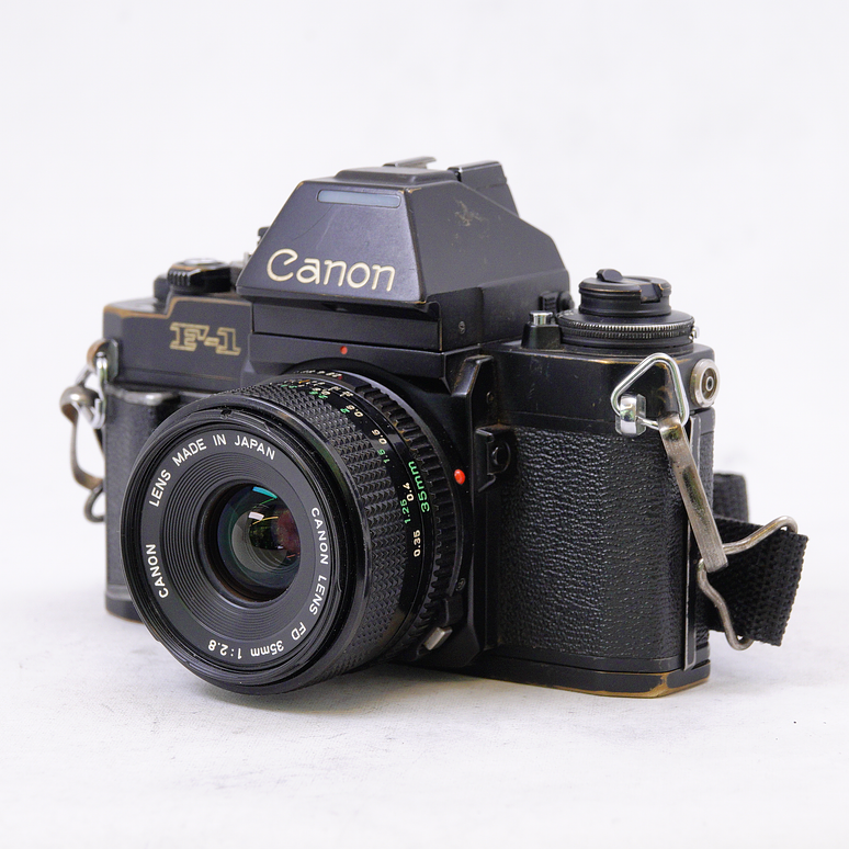 Canon F-1 con lente Canon FD 35mm f2.8 - Usado 8