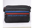 United Colors of Benetton bolso de viaje caso acolchado negro - Usado