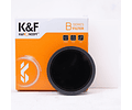 K&F Concept Filtro de lente ND2-ND400 ND variable (1-9 paradas) 58mm  - Usado