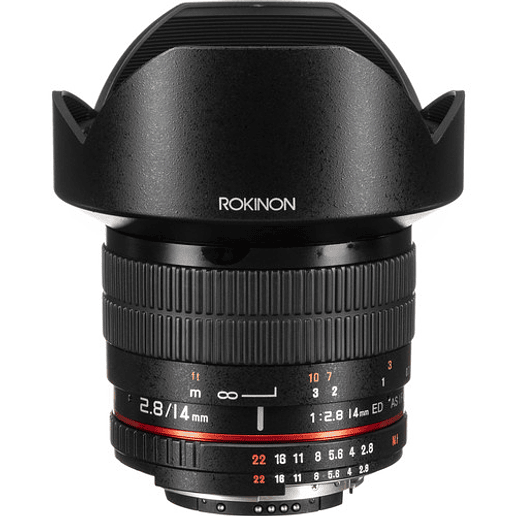 Rokinon 14mm f/2.8 IF ED UMC para Nikon con Chip AE - Usado 1