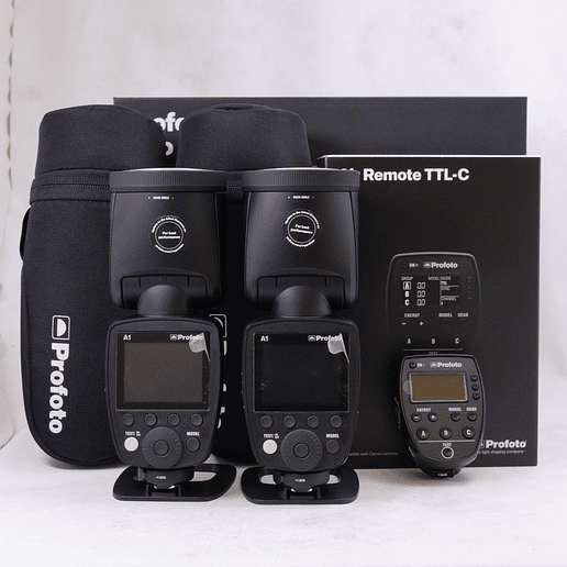 Profoto A1 Duo Kit + Air Remote TTL-C (Canon) - Usado 2