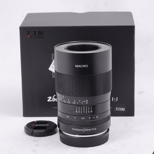 7artisans Photoelectric 60mm f/2.8 Macro para Canon EF-M - Usado 6