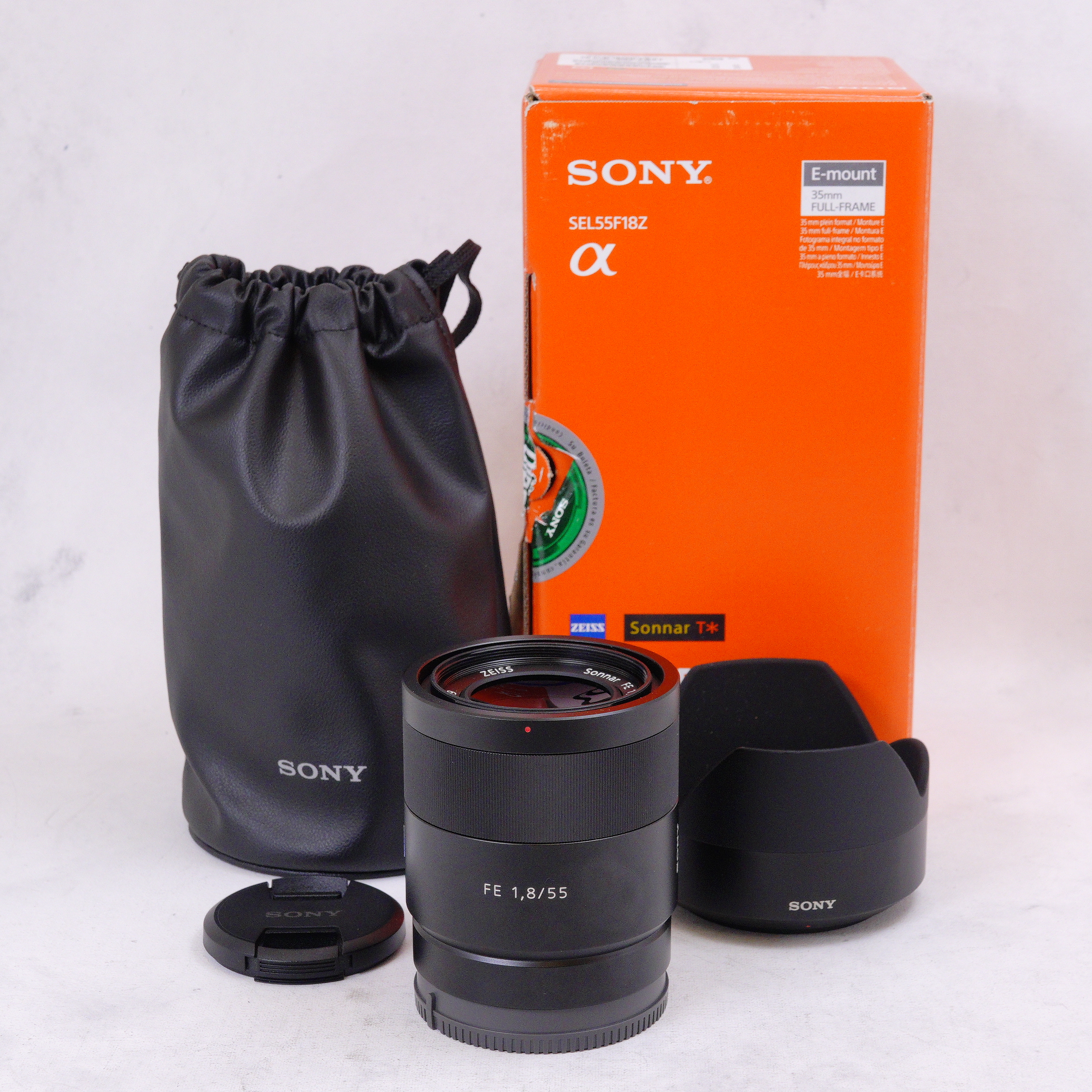 Lente Sony Sonnar T* FE 55mm f/1.8 ZA - Usado