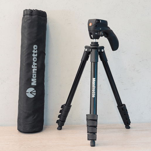 Manfrotto Compact Action Trípode Aluminio - Usado 2