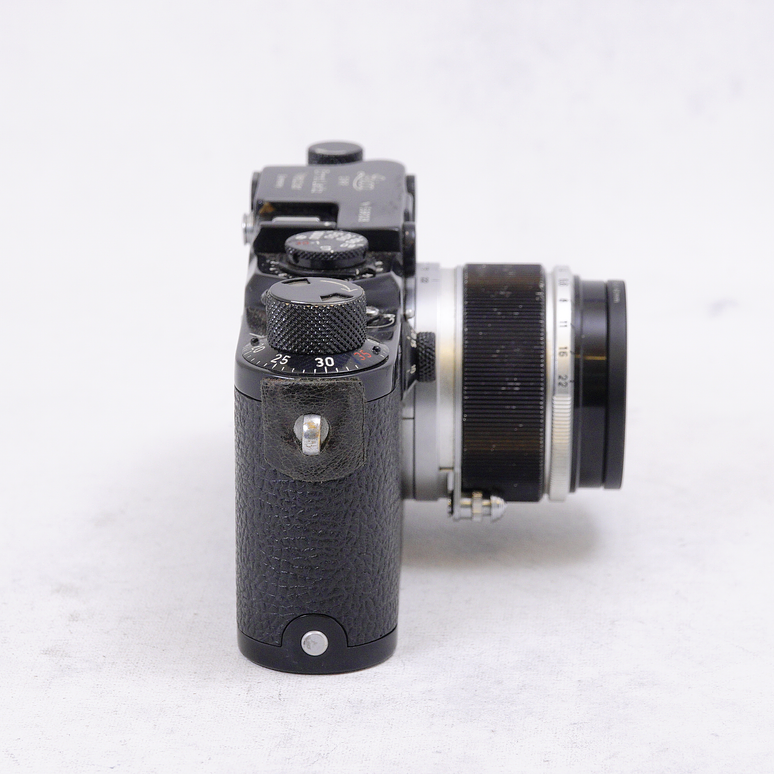 Leica IIIf Black con Lente Canon LTM 50mm f1.8 - Usado 3