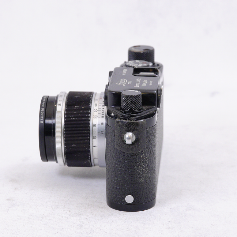 Leica IIIf Black con Lente Canon LTM 50mm f1.8 - Usado 7