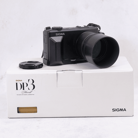Sigma DP3 Merrill con lente 50mm f2.8 Macro mas accesorios -