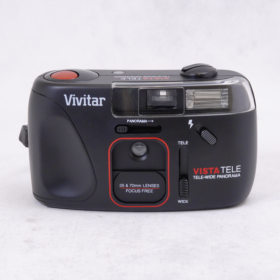 Vivitar VistaTele 35mm Focus Free Tele-Wide Panorama - Usado