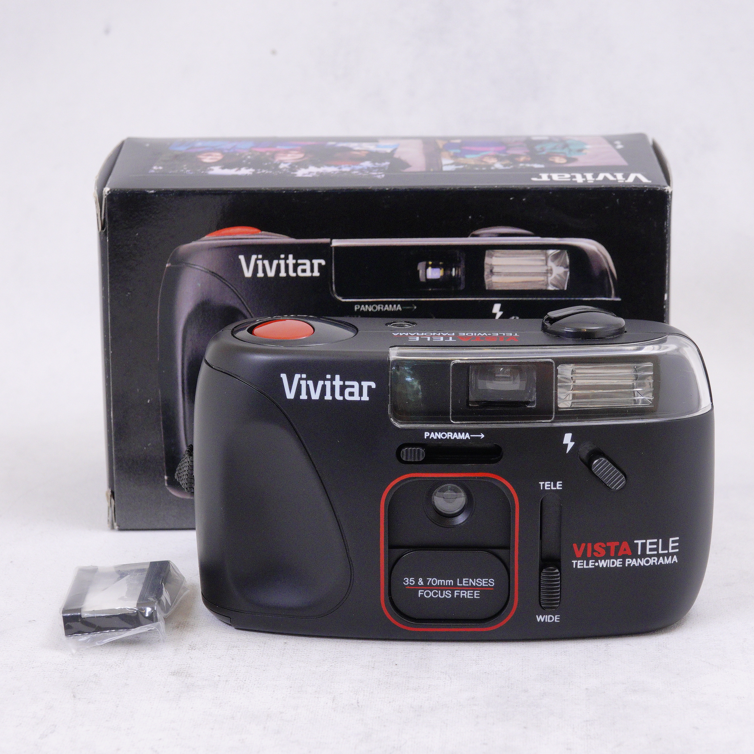 Vivitar VistaTele 35mm Focus Free Tele-Wide Panorama - Usado