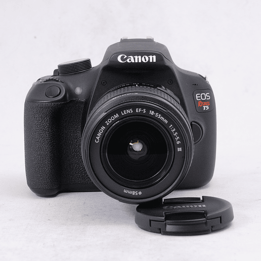 Canon EOS Rebel T5 DSLR con lente 18-55mm - Usado 2