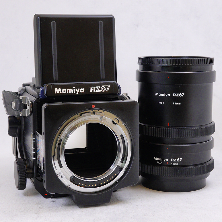 Mamiya RZ67 PRO con 1 Back adicional, tubos de extensión y su correa original - Usado 6